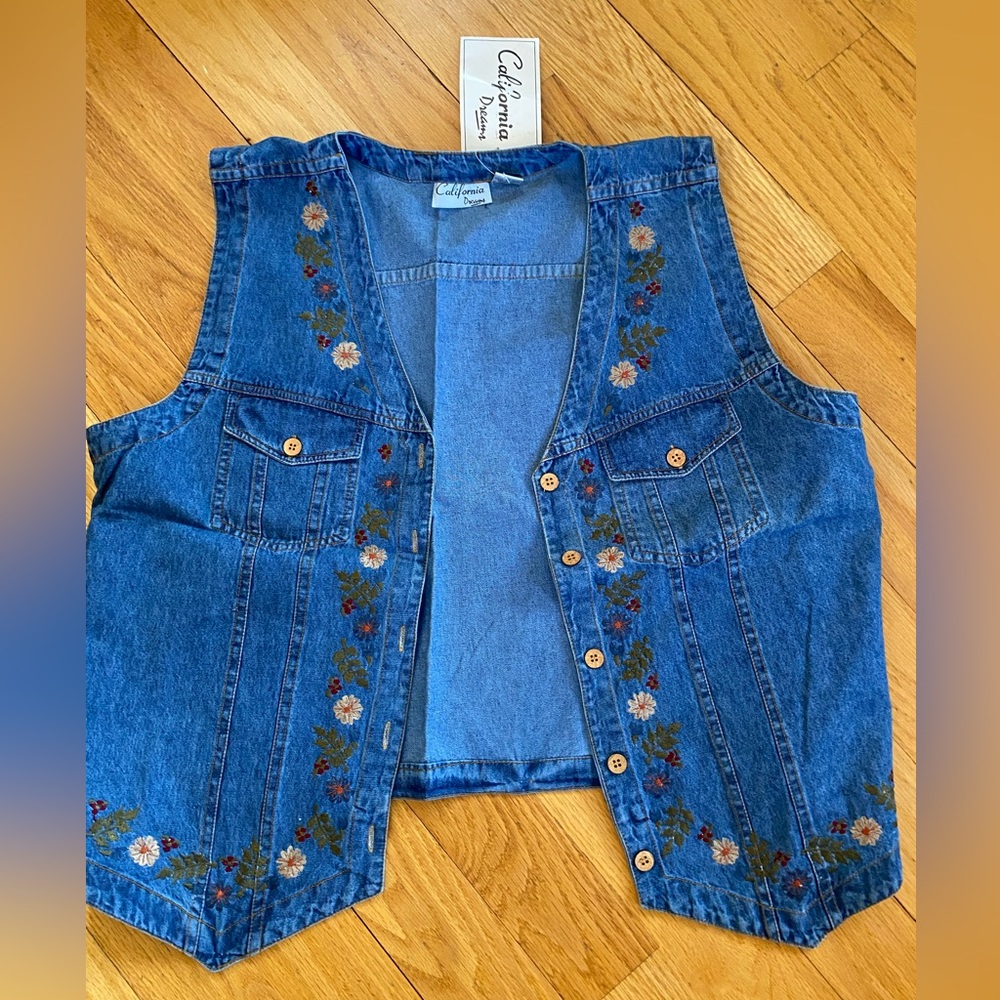 Vintage Jean Vest